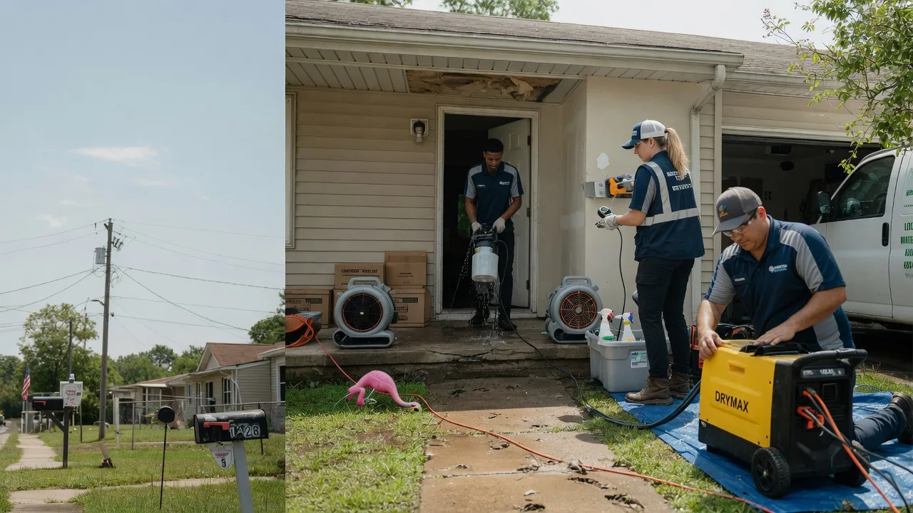 Storm Damage Water Removal in Niantic, IL near me